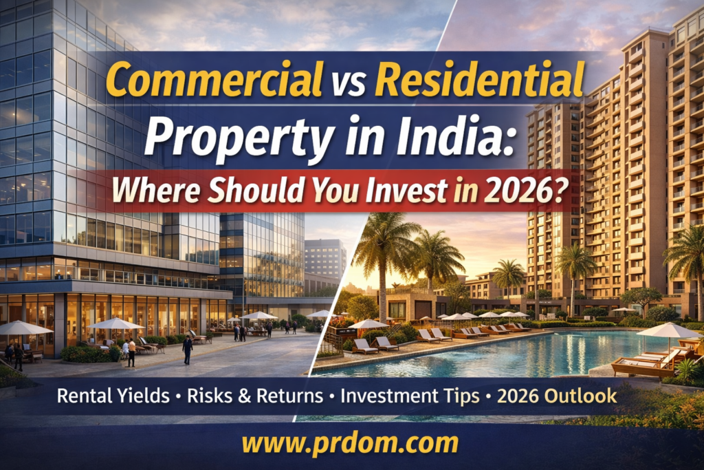Commercial vs Residential Property in India Where Should You Invest